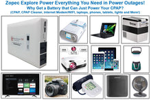 Load image into Gallery viewer, Explore 5500 CPAP Home UPS Backup Battery