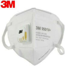 Load image into Gallery viewer, 3M 9501V+ KN95 Particulate Respirators (Earloop, Exhalation Valve) - FDA Approved for Covid-19 Protection