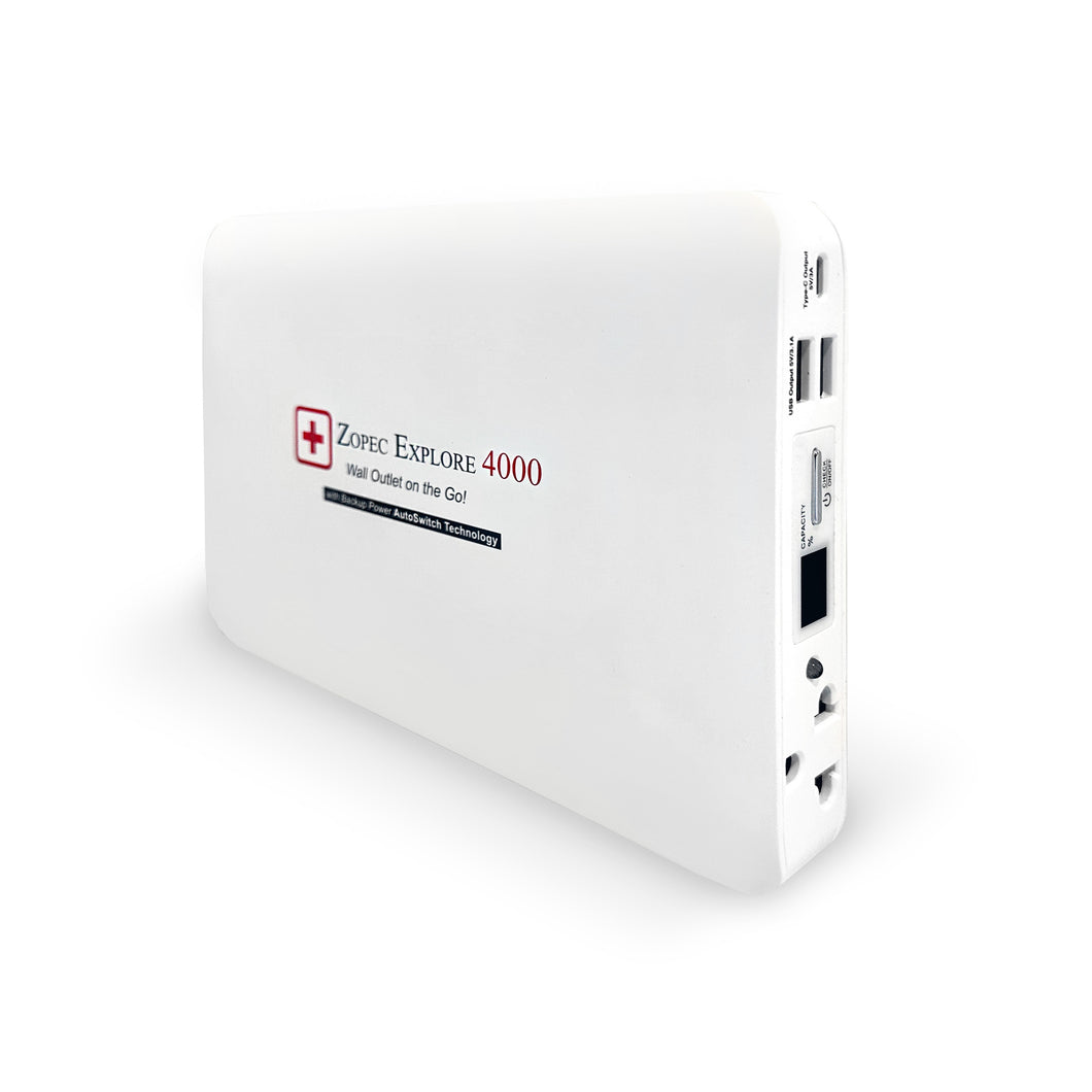 Explore 4000 CPAP Travel Battery