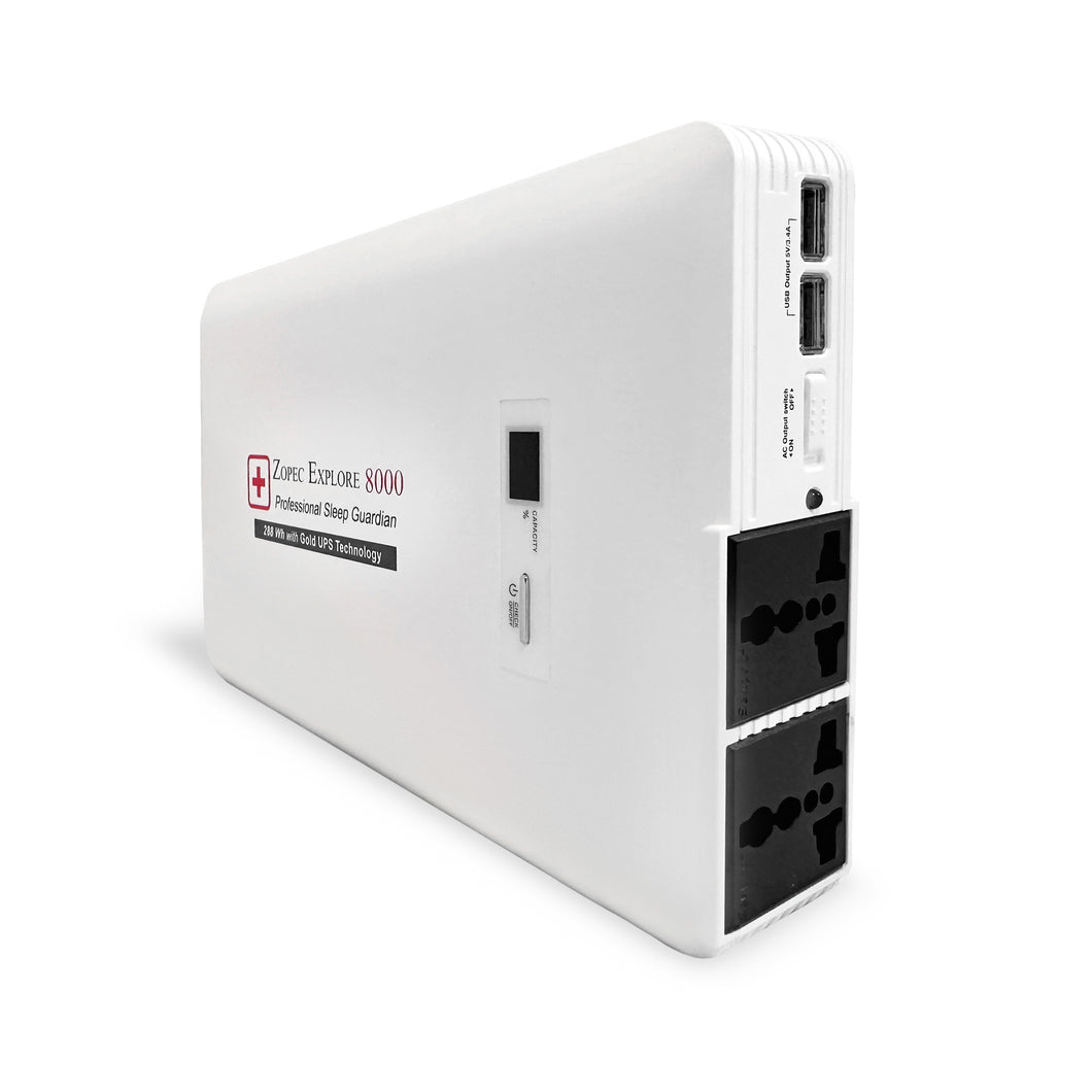 Explore 8000 CPAP/BPAP Home UPS Backup Battery