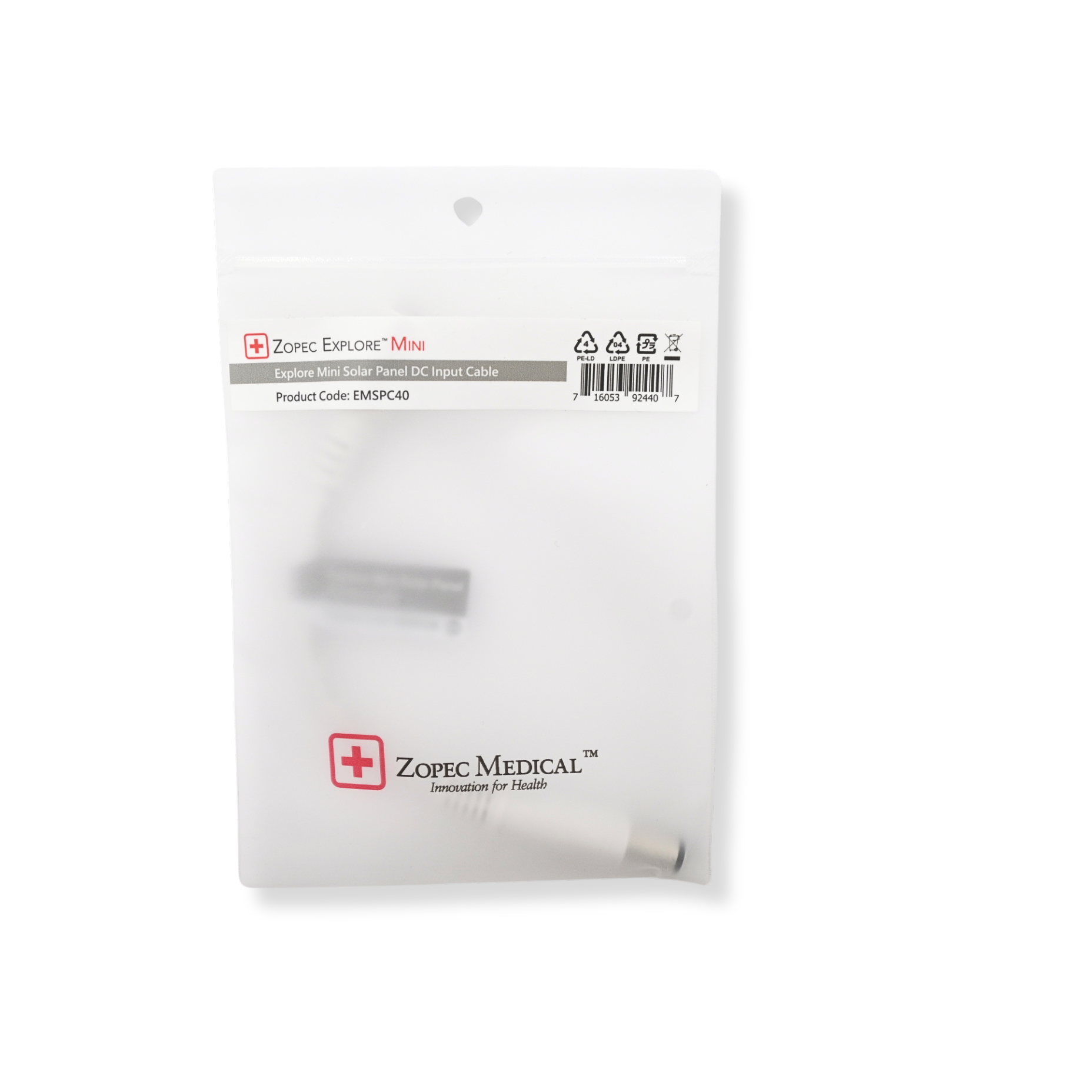 【美品】OoBLE mini white Explore Mini Solar Panel DC Input Cable – Zopec Medical