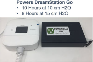 Power Outlet Travel CPAP Battery