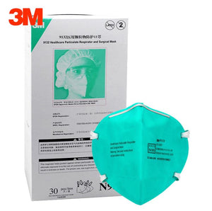 3M 9132 N95 Healthcare Particulate Respirators and Surgical Mask (Headband, No Valve, Surgical Grade >95% BFE) - CDC NIOSH Approved