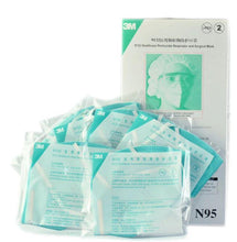 Load image into Gallery viewer, 3M 9132 N95 Healthcare Particulate Respirators and Surgical Mask (Headband, No Valve, Surgical Grade &gt;95% BFE) - CDC NIOSH Approved
