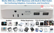 Load image into Gallery viewer, EXPLORE Mini CPAP Travel Battery (up to 1.5 nights) - Only 1.5 lb and 1&quot; Thin!