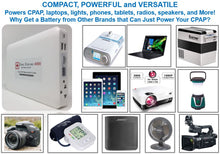 Load image into Gallery viewer, Explore 4000 CPAP Travel Battery