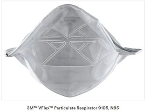 3M VFlex 9105 N95 Particulate Respirators (Headband, No Valve) - CDC NIOSH Approved