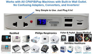 Explore 5700 CPAP/BiPap Travel Battery