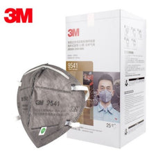 Load image into Gallery viewer, 3M 9541 KN95 Particulate Respirators (Earloop, Activated Carbon, No Valve) - FDA Approved for Covid-19 Protection