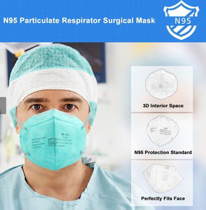 3M 9132 N95 Healthcare Particulate Respirators and Surgical Mask