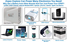 Load image into Gallery viewer, Explore 5700 CPAP/BiPap Travel Battery