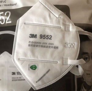 3M 9552 N95 Particulate Respirators (Headband, No Valve) - CDC NIOSH Approved