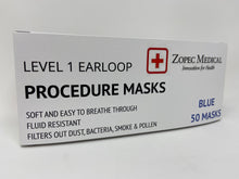 Load image into Gallery viewer, Size Small - Level 1 Procedure Masks (Box of 50) by Zopec Medical