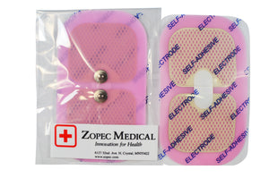 ZOPEC 2" x 4" Paired Adhesive Electrodes (10 Pack)